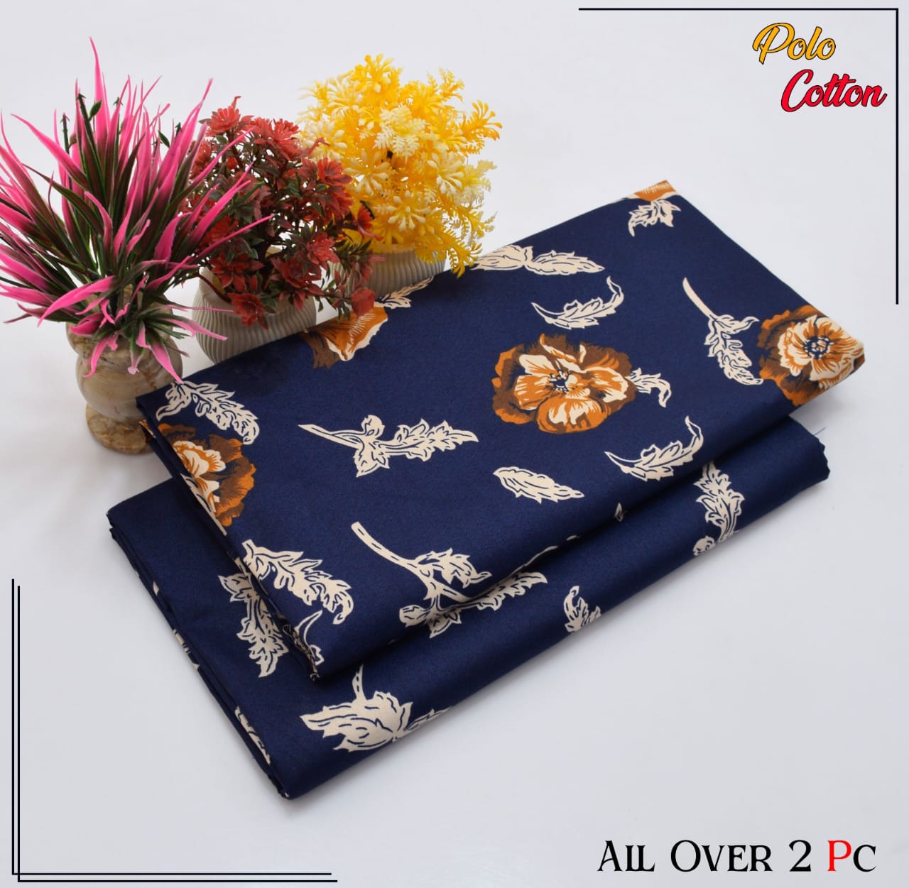 POLO COTTON PRINTED 2PC(SALE OFFER) PC-22