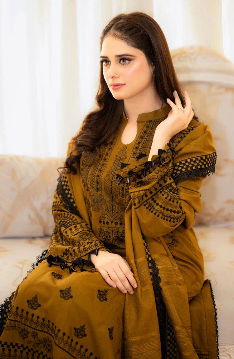 DHANK EMBROIDERED 3PC (480)