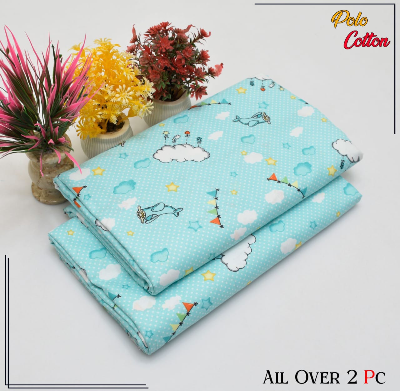 POLO COTTON PRINTED 2PC(SALE OFFER)PC-17