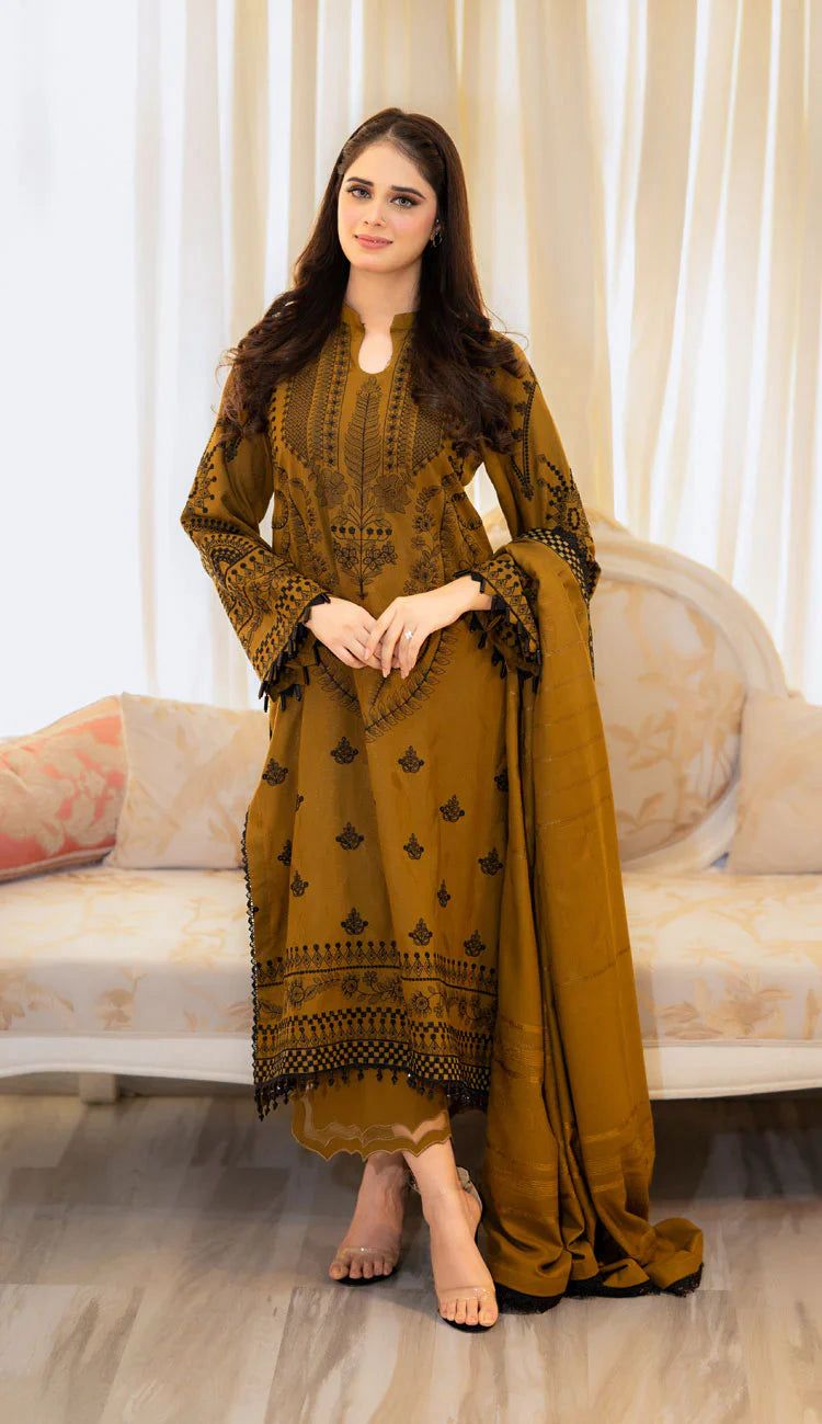 DHANK EMBROIDERED 3PC (480)