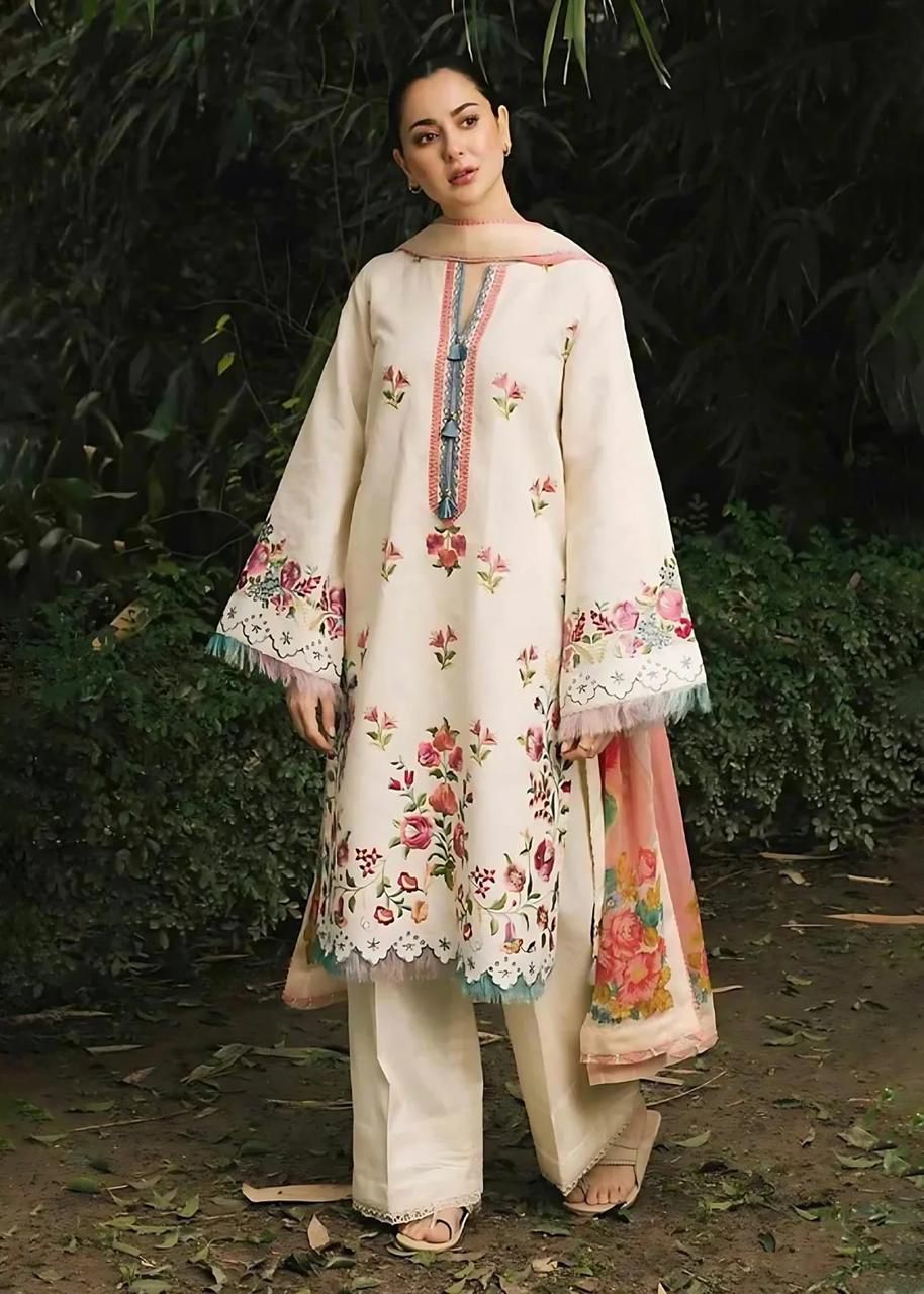 3 Pc Lawn Embroidered (424)