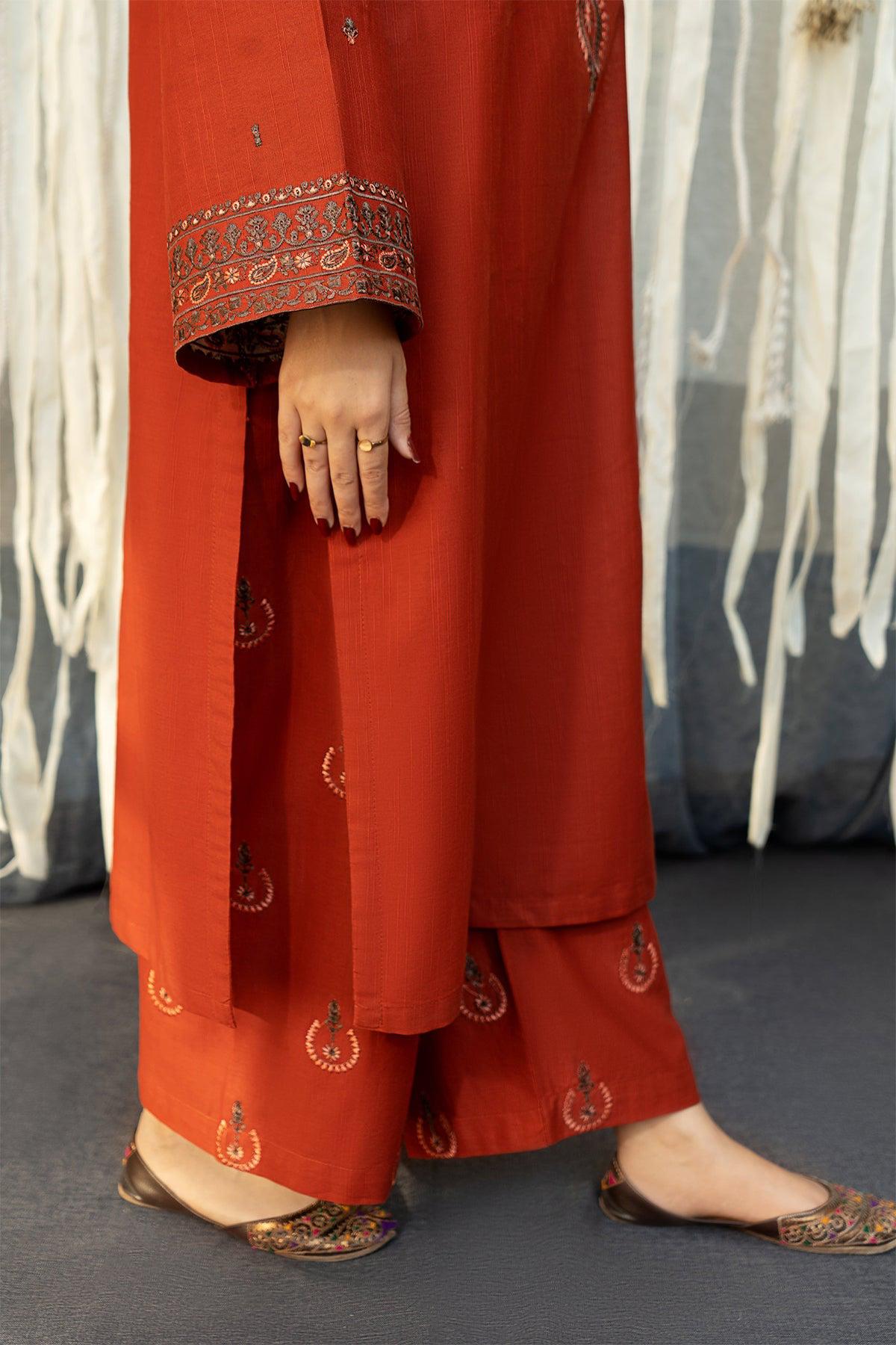 3 Pc Lawn Embroidered (Kattha)