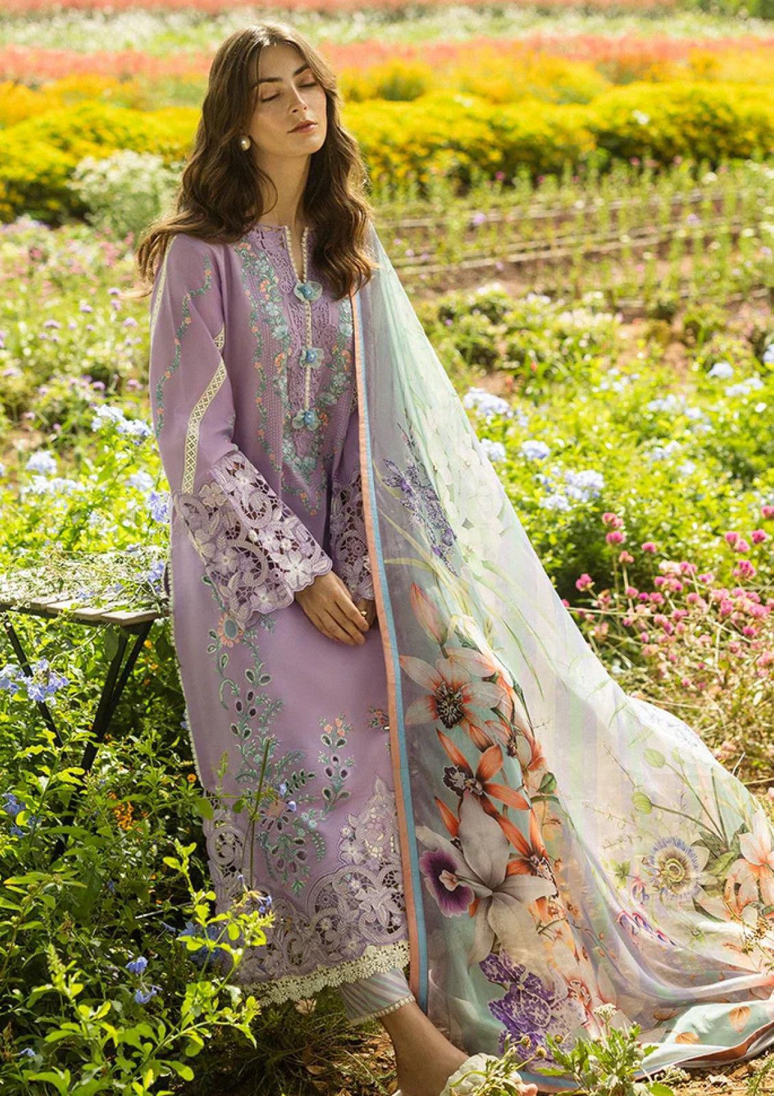 3 Pc Lawn Embroidered (1119)