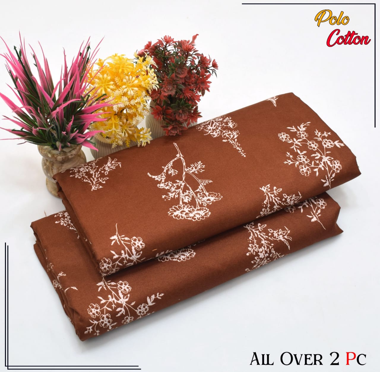 POLO COTTON PRINTED 2PC(SALE OFFER) PC-42