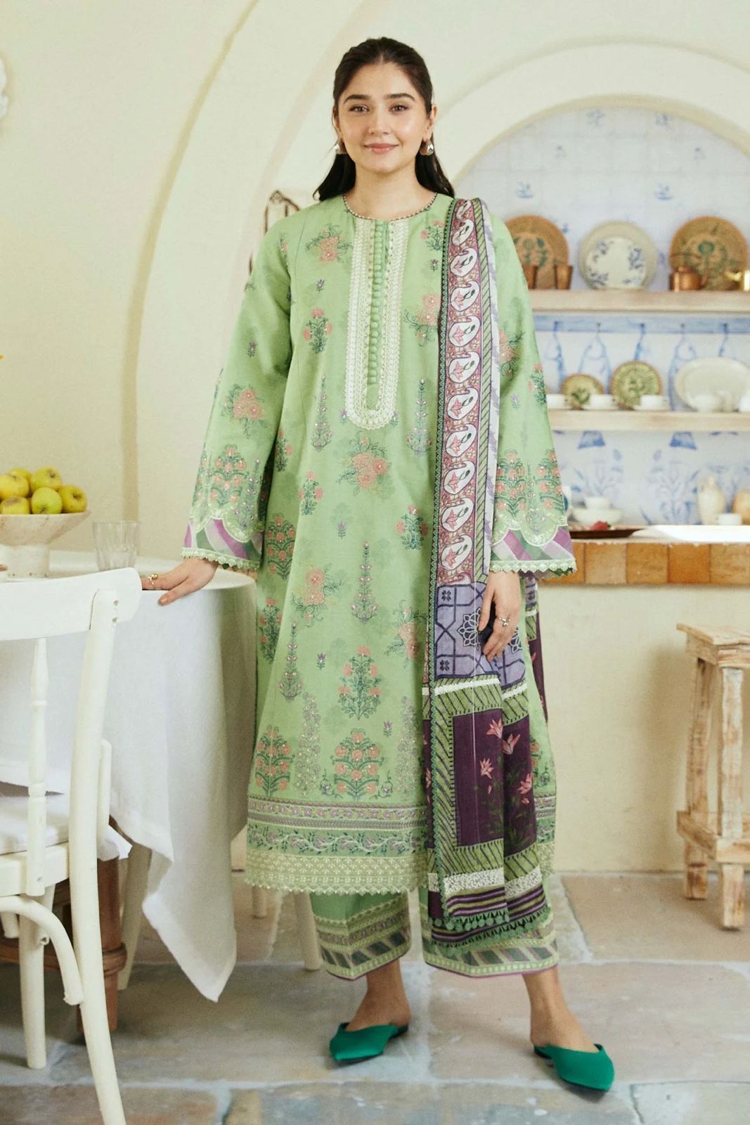 3 Pc Lawn Embroidered
