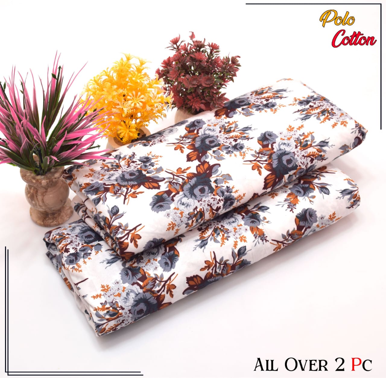 POLO COTTON PRINTED 2PC(SALE OFFER) PC-48
