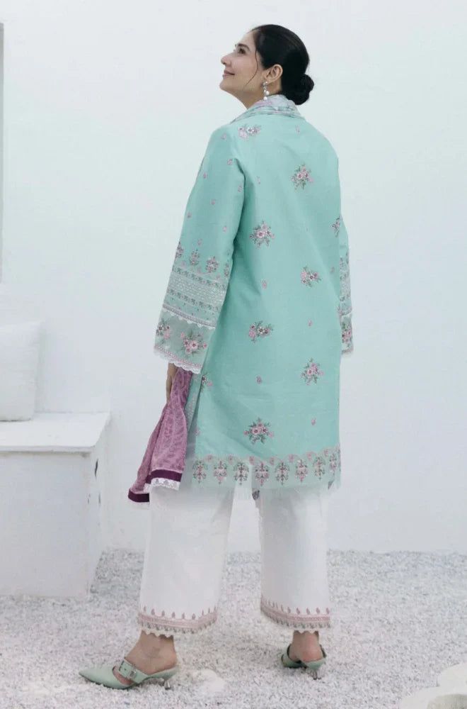 3 Pc Lawn Embroidered (Feblos)