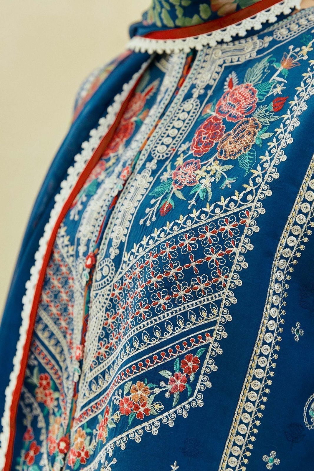 3 Pc Lawn Embroidered (Osam)