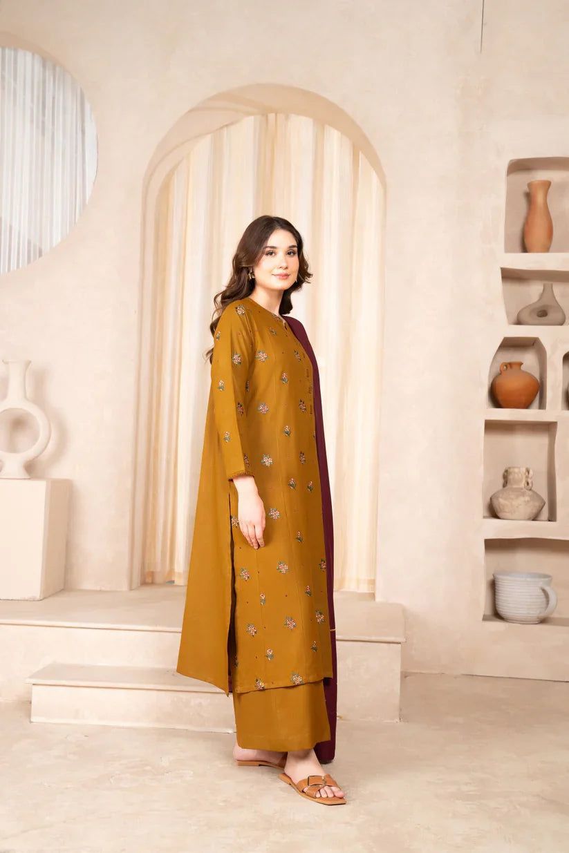 3 Pc Lawn Embroidered (Cato)