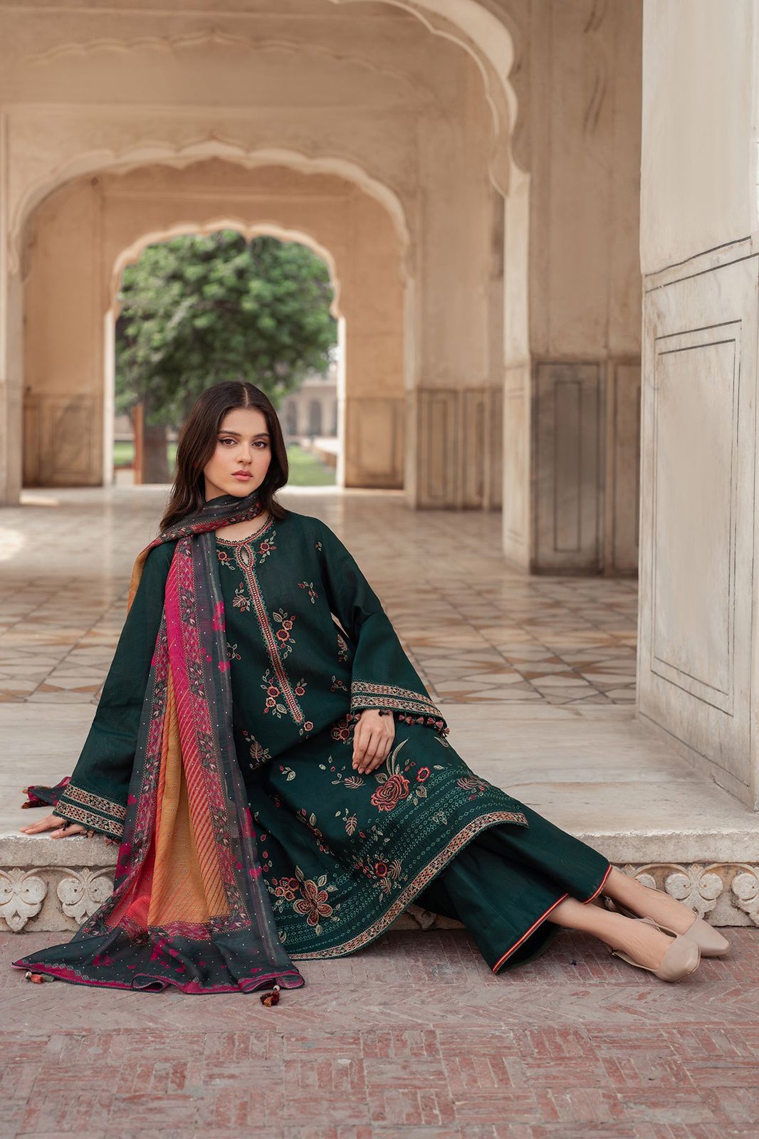 DHANK EMBROIDERED 3PC (479)