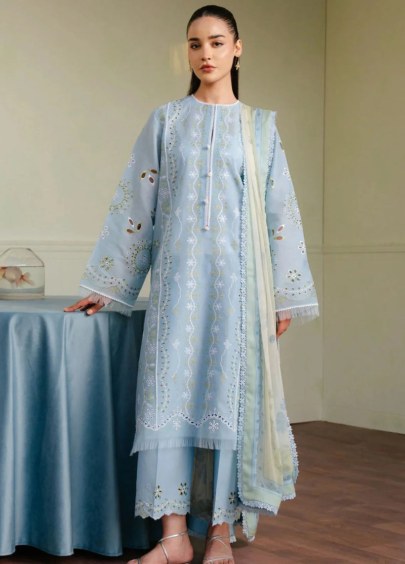 3 Pc Lawn Embroidered (447)