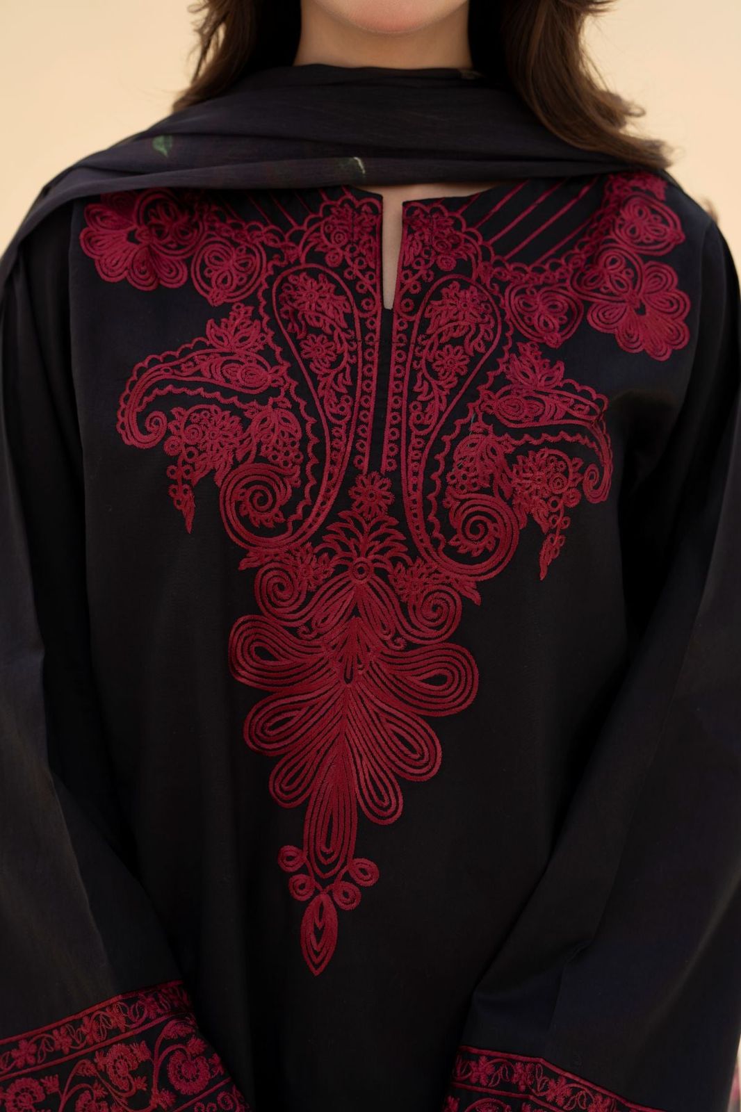 DHANK EMBROIDERED 3PC (475)