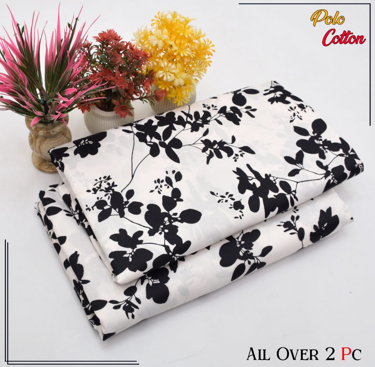 POLO COTTON PRINTED 2PC (SALE OFFER) PC-01