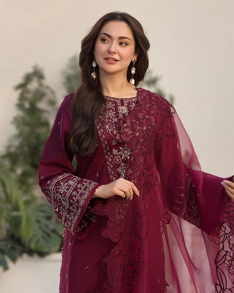 3Pc LAWN Embroidered (426)