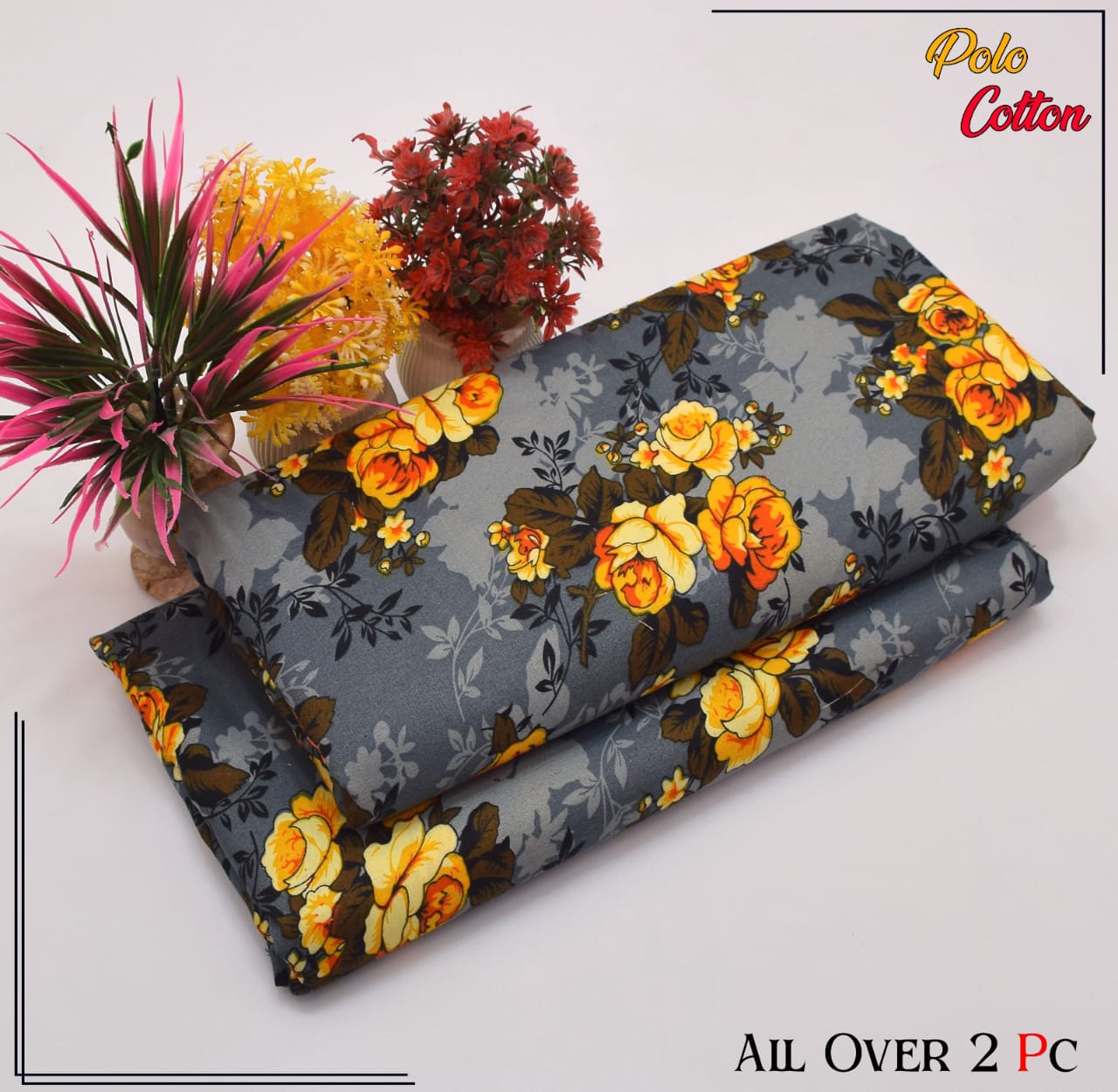 POLO COTTON PRINTED 2PC(SALE OFFER) PC-51