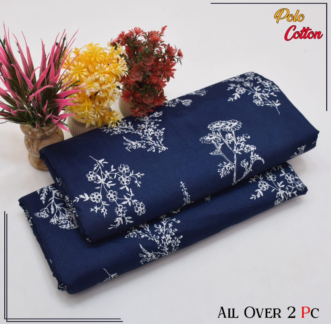 POLO COTTON PRINTED 2PC(SALE OFFER) PC-40