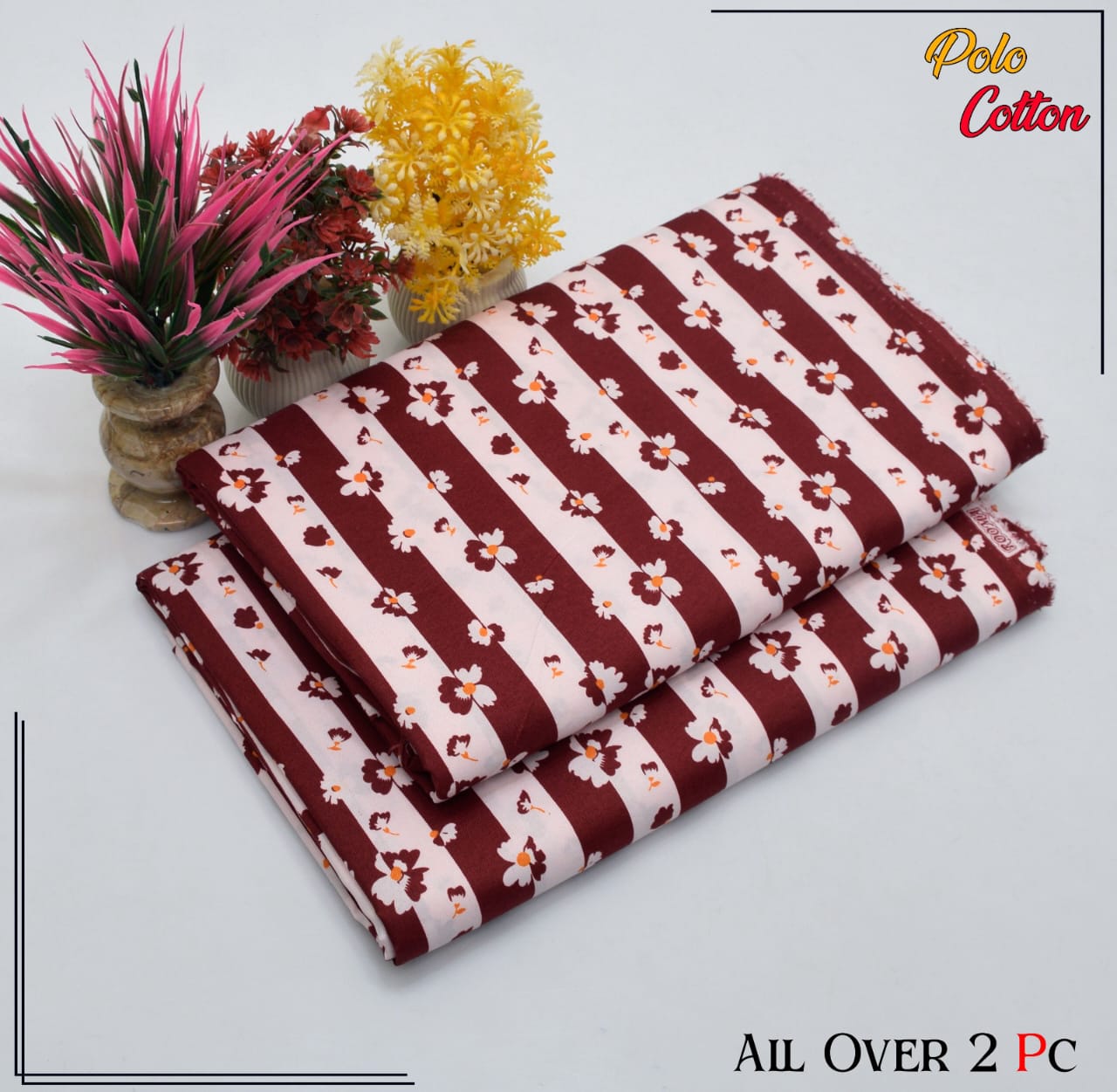 POLO COTTON PRINTED 2PC (SALE OFFER)PC-06