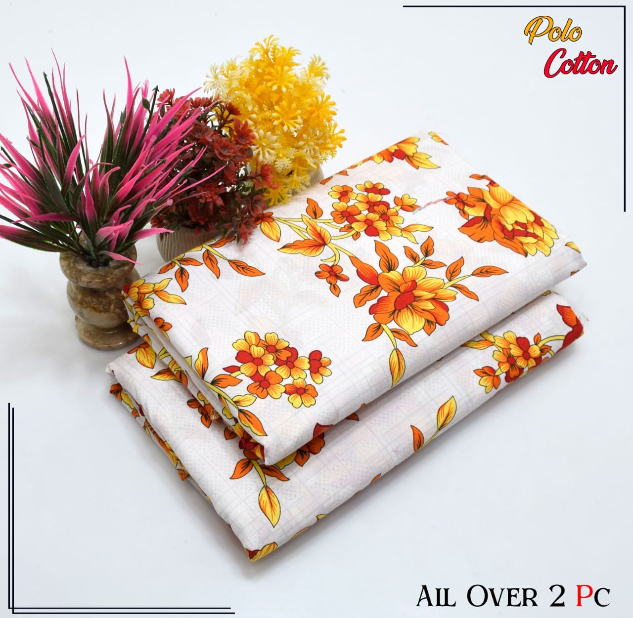 POLO COTTON PRINTED 2PC(SALE OFFER) PC-26