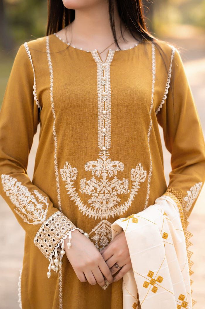 DHANK EMBROIDERED 3PC (7017)