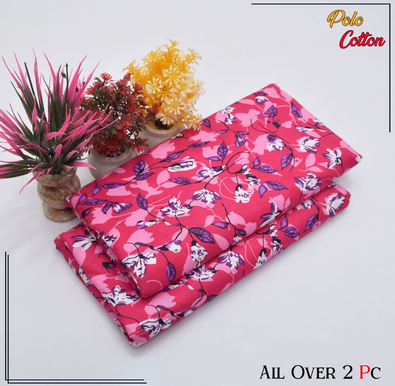 POLO COTTON PRINTED 2PC(SALE OFFER) PC-29