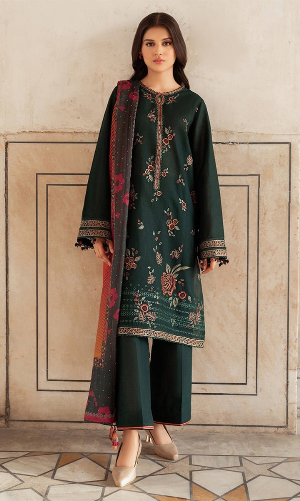 DHANK EMBROIDERED 3PC (479)