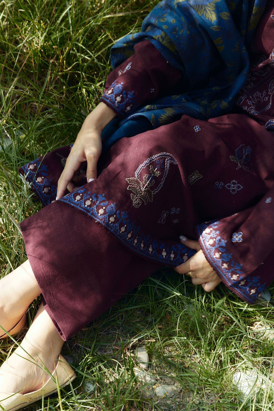 DHANK EMBROIDERED 3PC (3218)