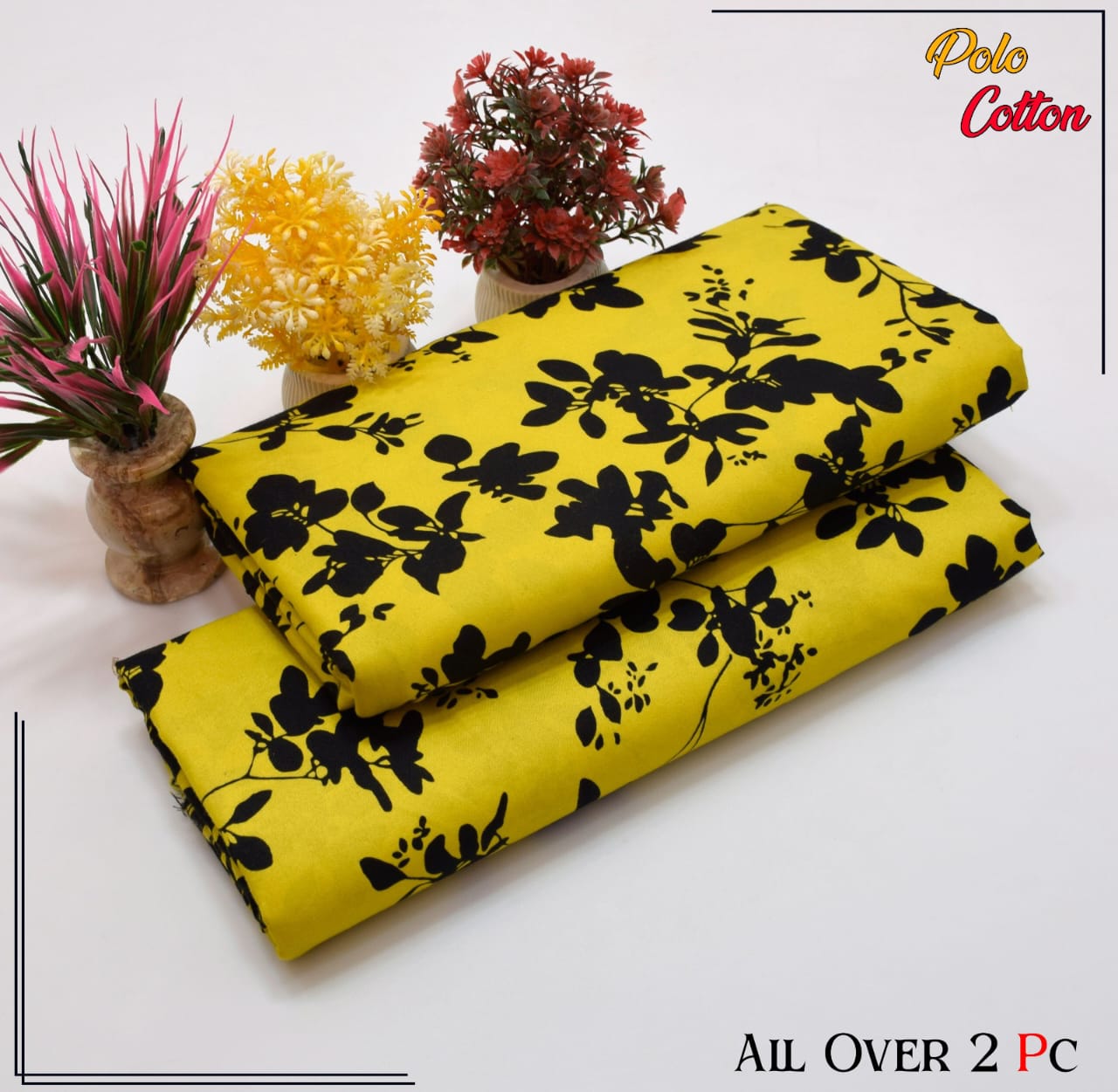 POLO COTTON PRINTED 2PC(SALE OFFER) PC-10