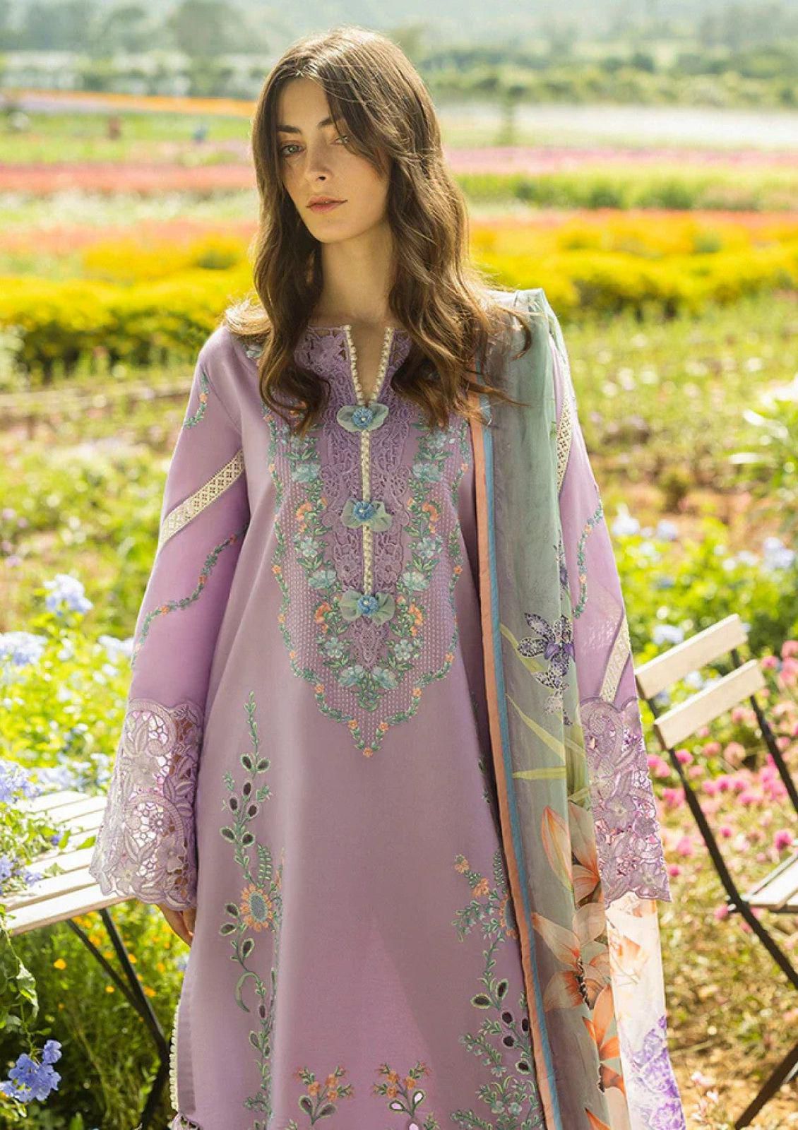 3 Pc Lawn Embroidered (1119)