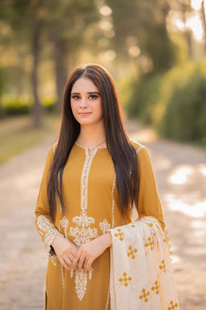 DHANK EMBROIDERED 3PC (7017)