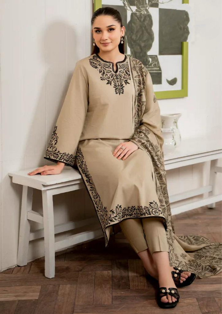 DHANK EMBROIDERED 3PC (7509)