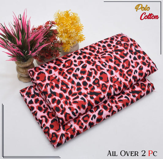 POLO COTTON PRINTED 2PC(SALE OFFER) PC-09