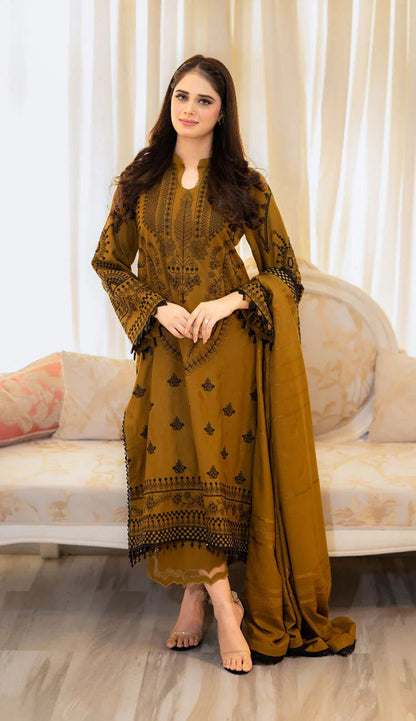 DHANK EMBROIDERED 3PC (480)