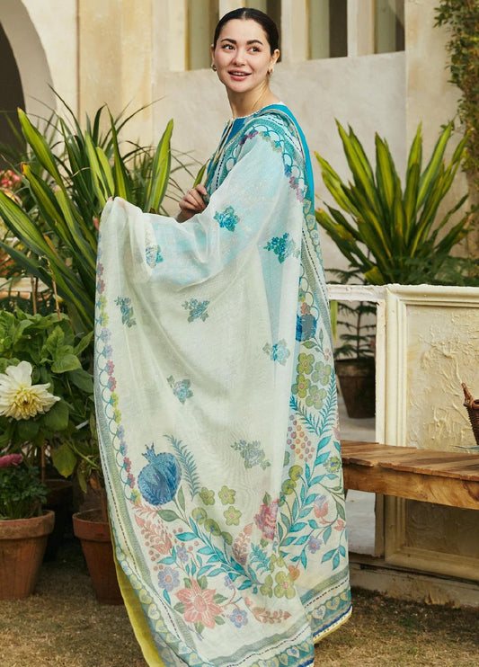 3 Pc Lawn Embroidered (1057)