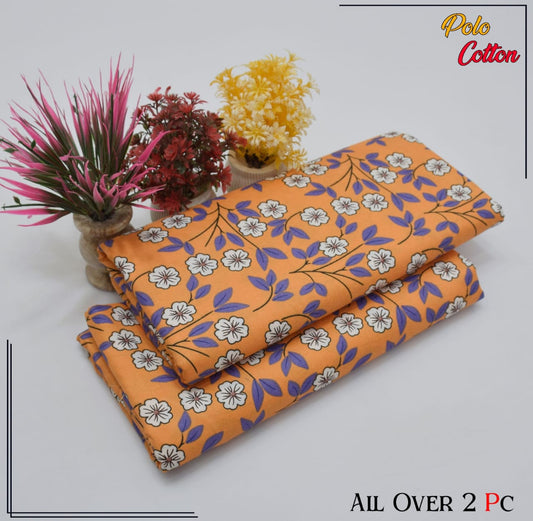POLO COTTON PRINTED 2PC(SALE OFFER) PC-32