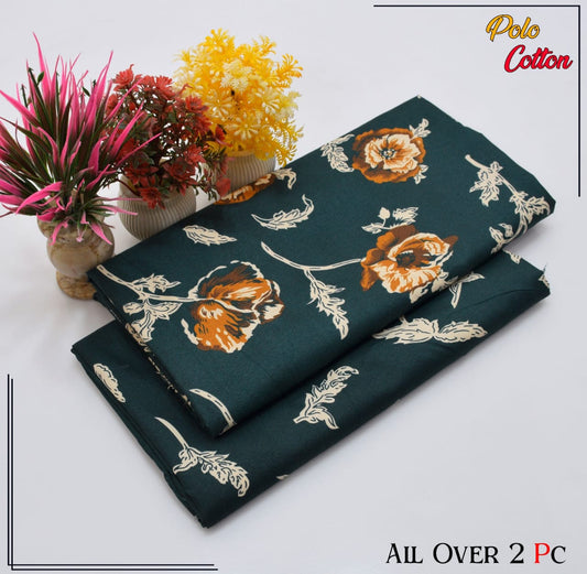 POLO COTTON PRINTED 2PC(SALE OFFER) PC-23