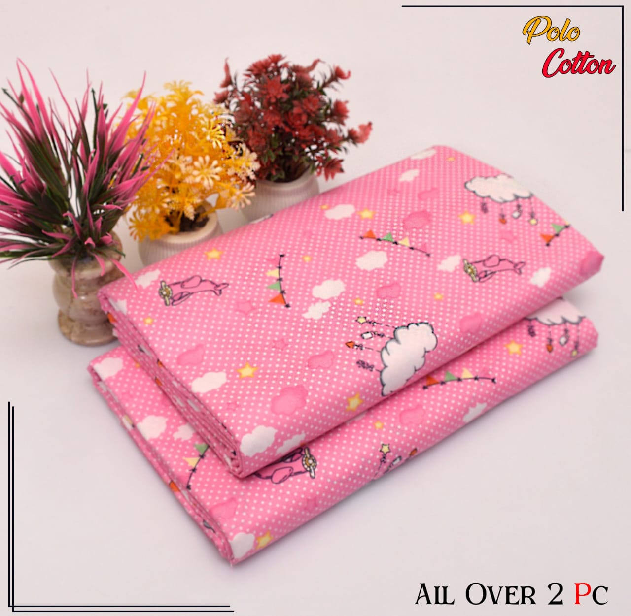 POLO COTTON PRINTED 2PC(SALE OFFER)PC-18