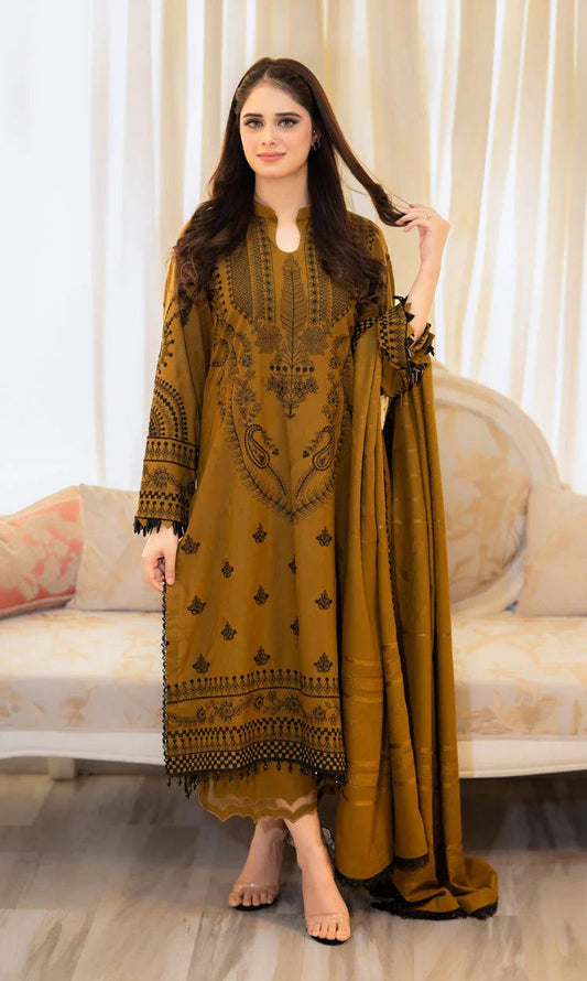 DHANK EMBROIDERED 3PC (480)