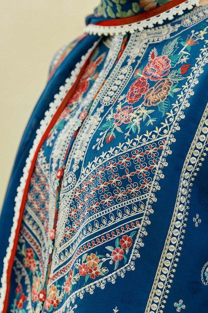 3 Pc Lawn Embroidered (Osam)