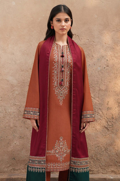 3 Pc Lawn Embroidered (Organ)