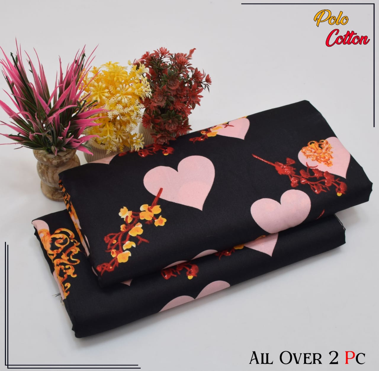 POLO COTTON PRINTED 2PC( SALE OFFER) PC-45