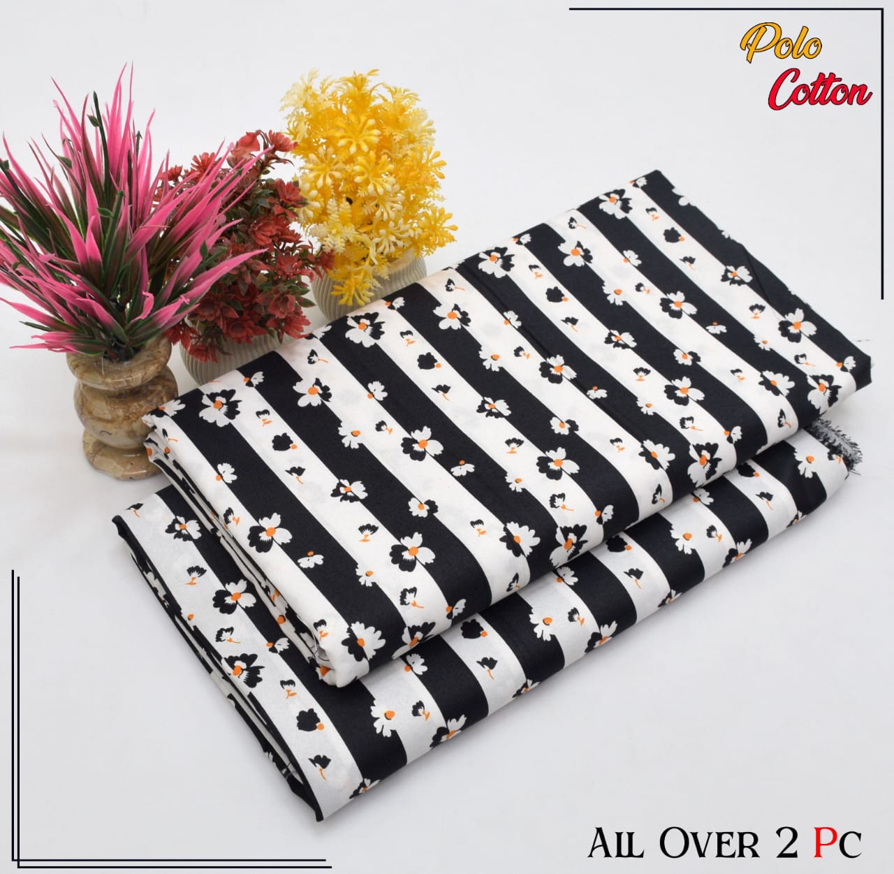 POLO COTTON PRINTED 2PC (SALE OFFER) PC-07