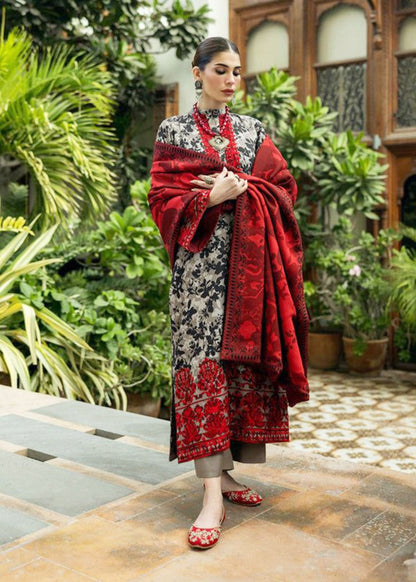 LAWN PRINT & EMBROIDERED 3PC