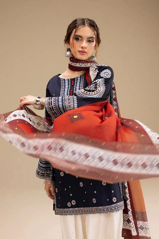 DHANK EMBROIDERED 3PC (7005)
