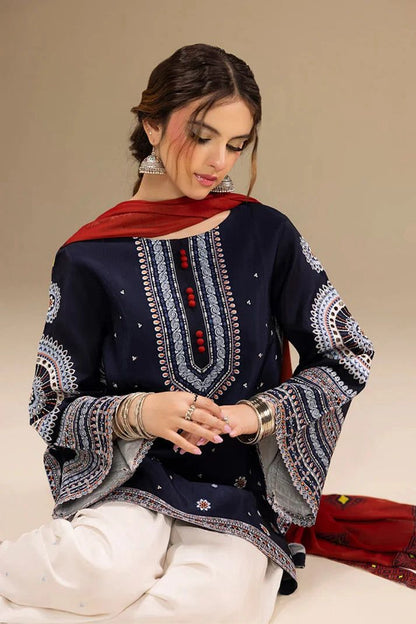 DHANK EMBROIDERED 3PC (7005)