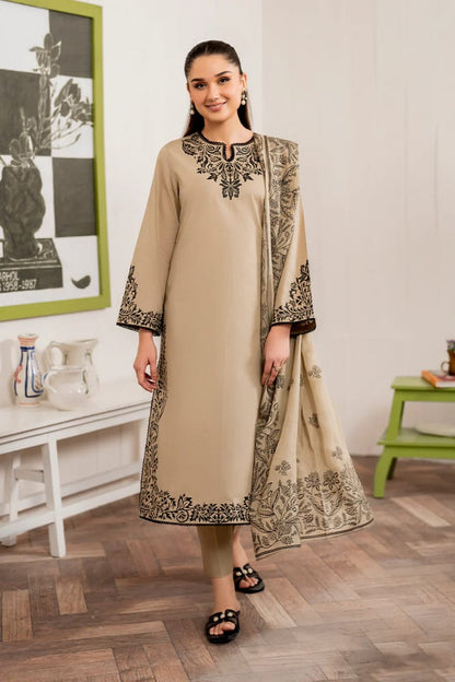DHANK EMBROIDERED 3PC (7509)