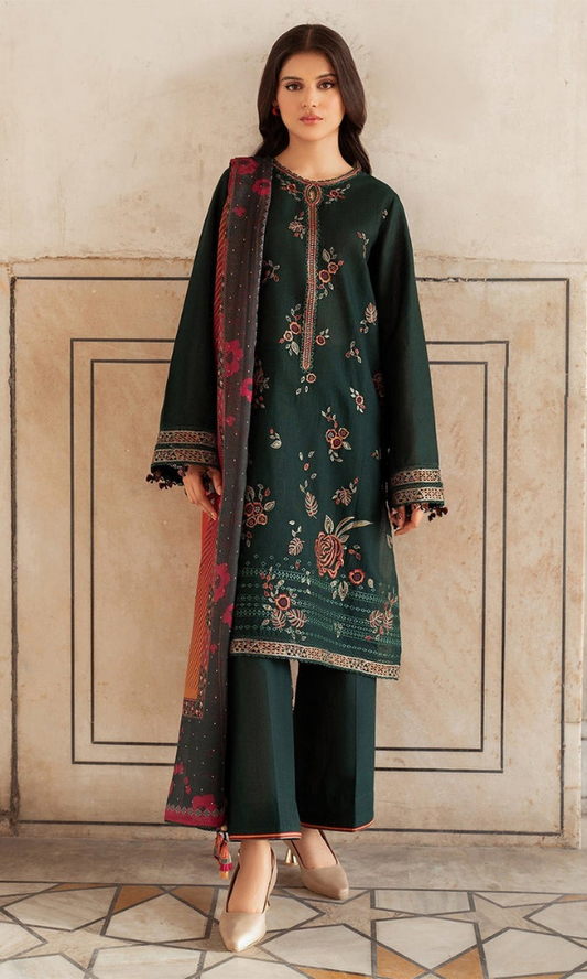 DHANK EMBROIDERED 3PC (479)