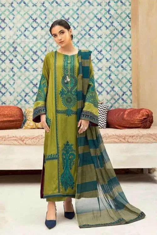 3 Pc Lawn Embroidered (415)