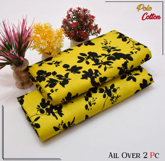 POLO COTTON PRINTED 2PC(SALE OFFER) PC-10