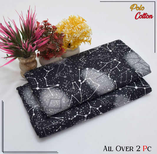 POLO COTTON PRINTED 2PC(SALE OFFER) PC-31
