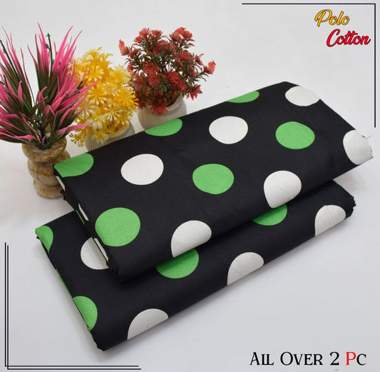 POLO COTTON PRINTED 2PC(SALE OFFER) PC-35